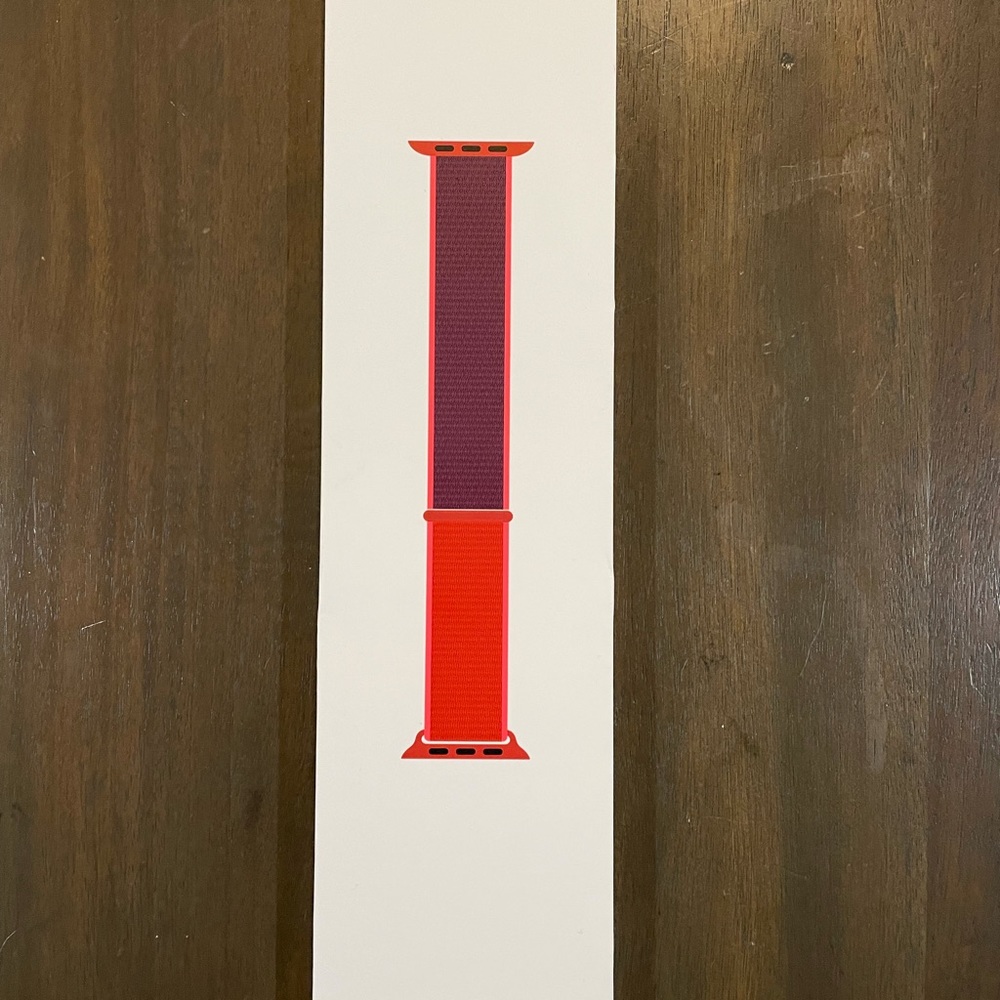 40 mm product red Apple Watch sports loop